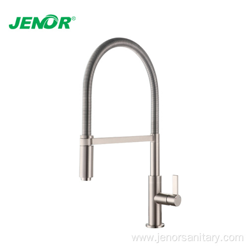 Pull-Out Hot and Cold Brass Kitchen Faucet